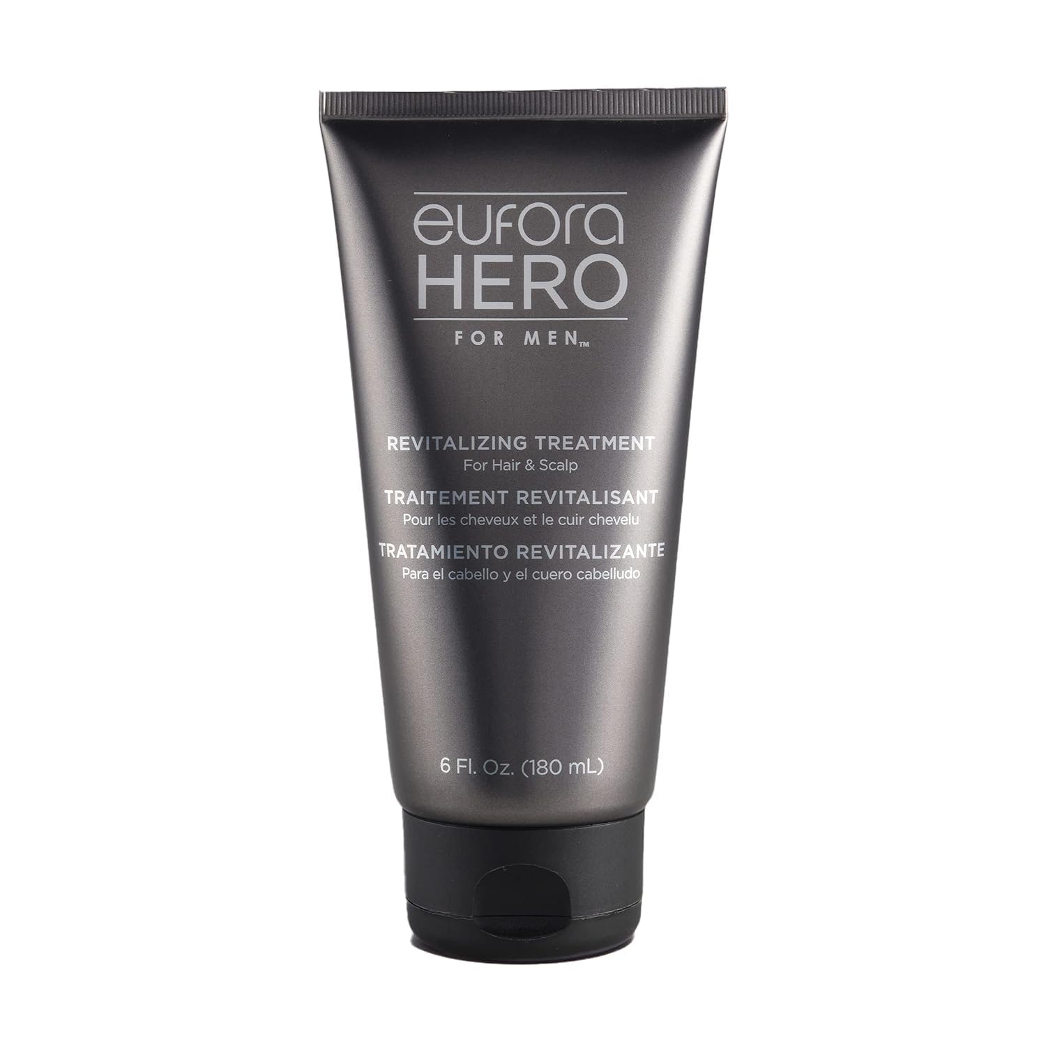 Eufora Hero Men Revitalizing Treatment bottle 6oz highlighting hydration and shine for hair