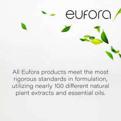 Portrait of hydrated, smooth hair after using Eufora Hydration Leave-In Conditioner.