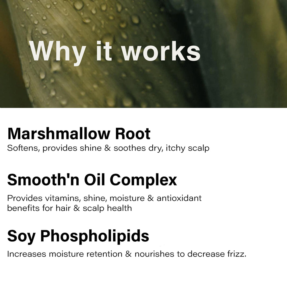 Creamy texture of Eufora Soothing Conditioner nourishes dry hair without weighing it down.