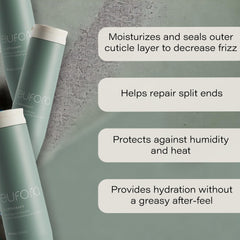 Eufora Soothing Conditioner being applied to hair for smooth manageability.