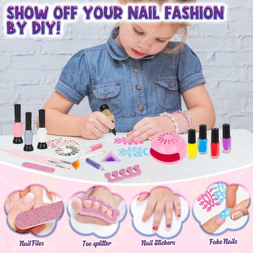 EULRGAUS fake nails and stickers expand playful styling options.