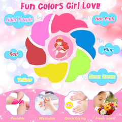 EULRGAUS pink nail powder close-up enabling playful designs