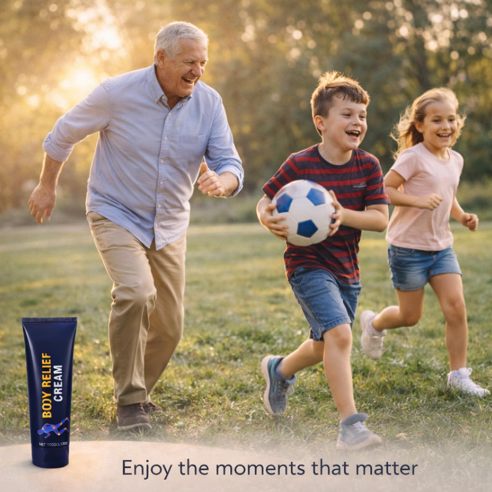 Euralissea Capsacare being applied to feet and legs for daily care