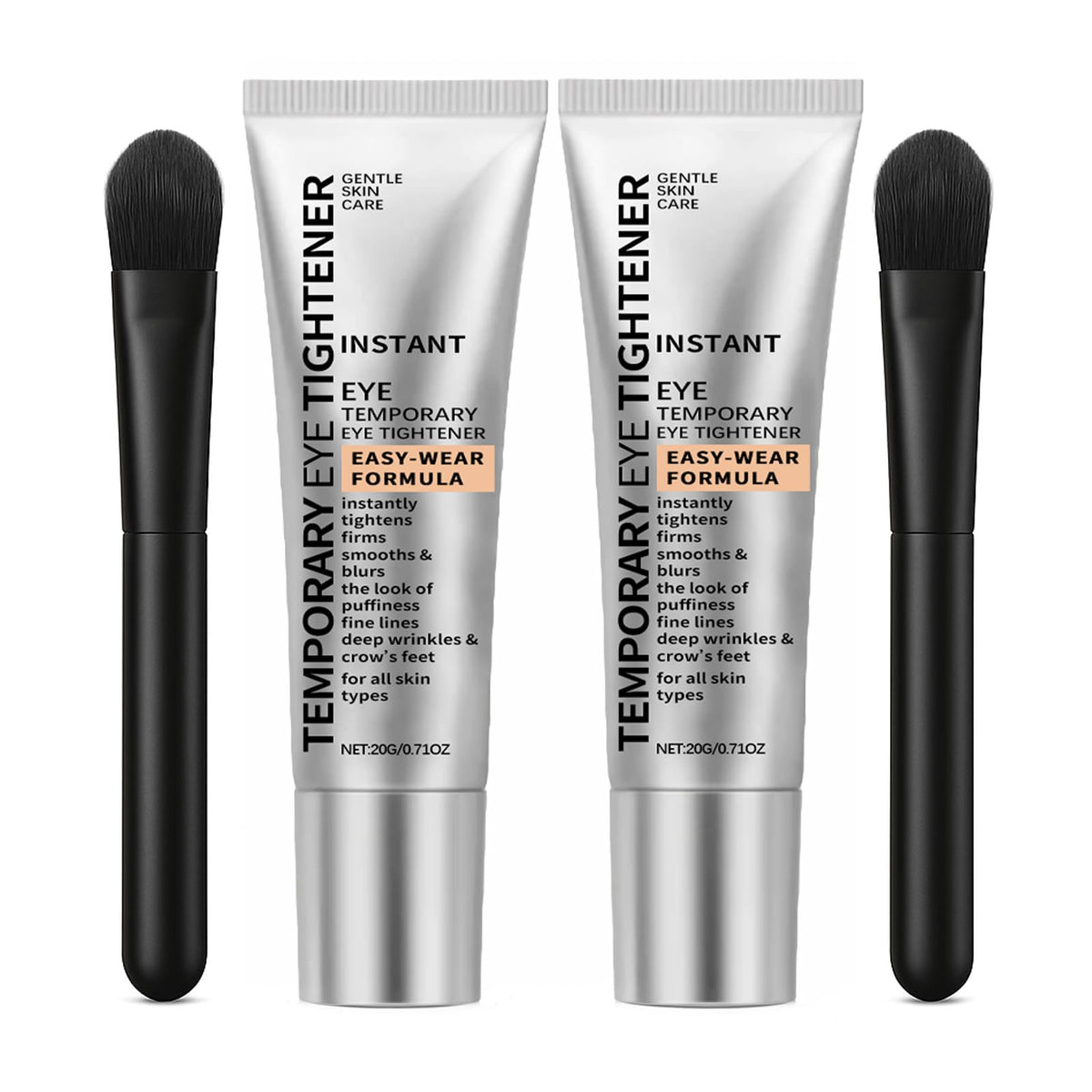 Euralissea Perfection Eye Tightener tubes, front view, for daily under-eye refresh.