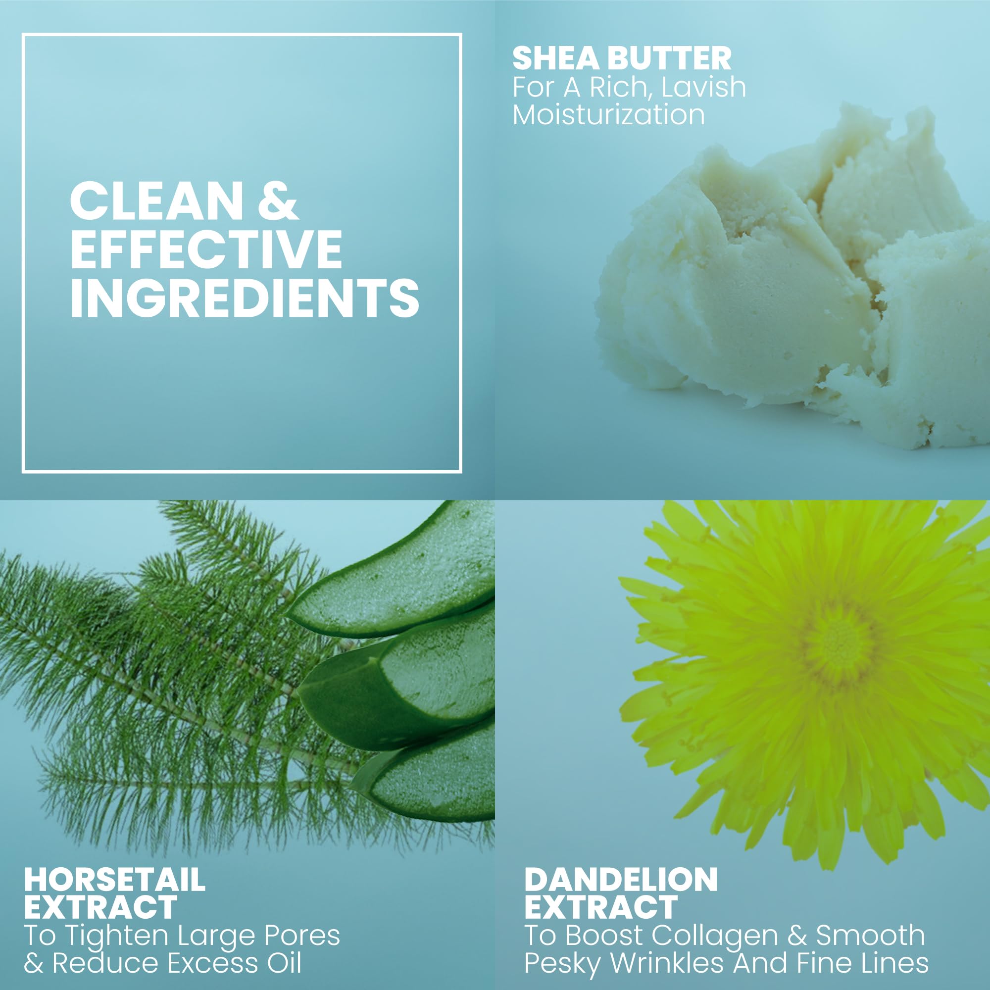 Eva Naturals clean beauty label conveys paraben-free, sulfate-free, dye-free formula.