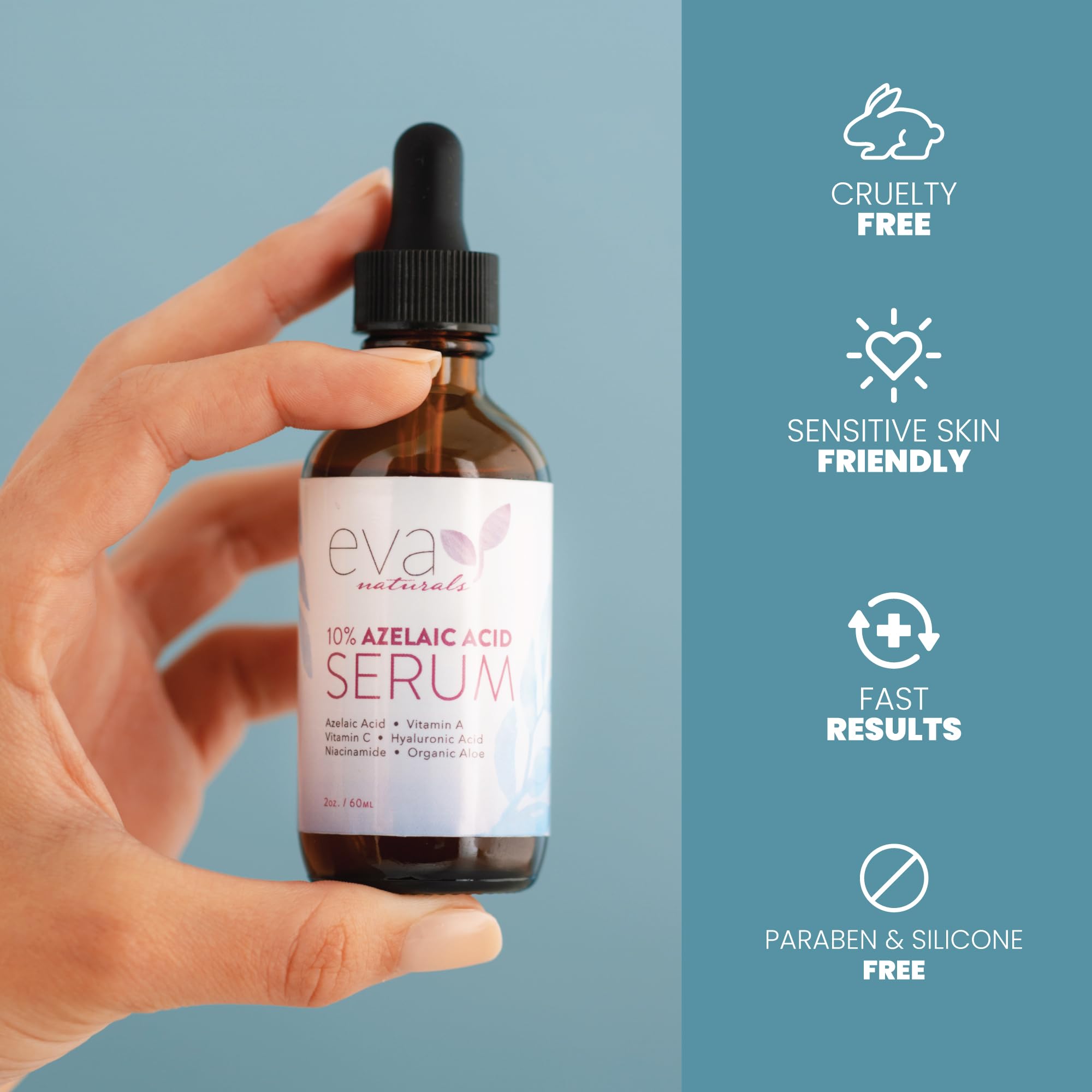Eva Naturals cruelty-free symbol image reinforcing ethical skincare
