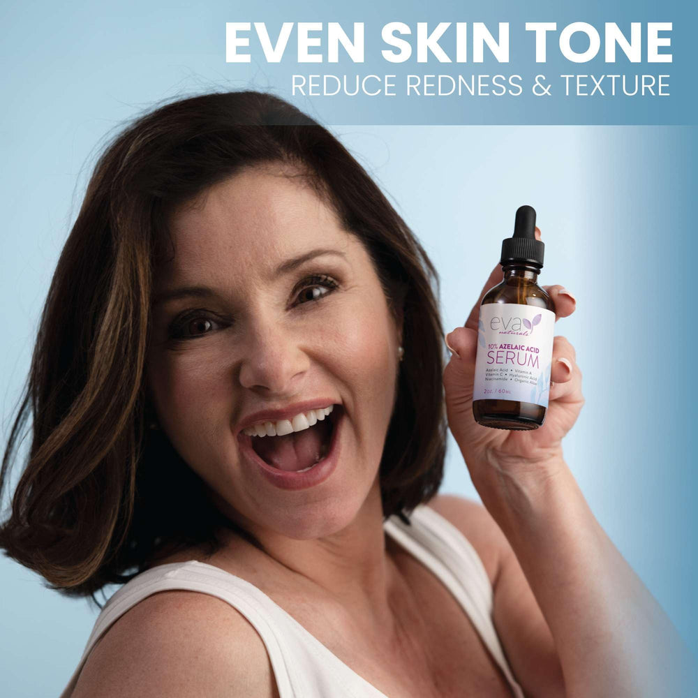 Fragrance-free label on Eva Naturals bottle indicating sensitive-skin friendly formula.
