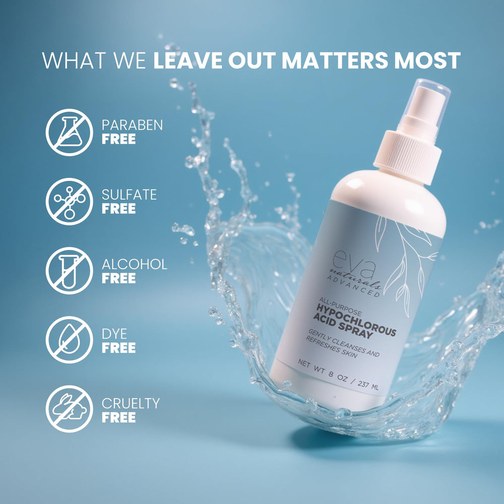 Eva Naturals HOCl spray for piercing aftercare and comfortable skin