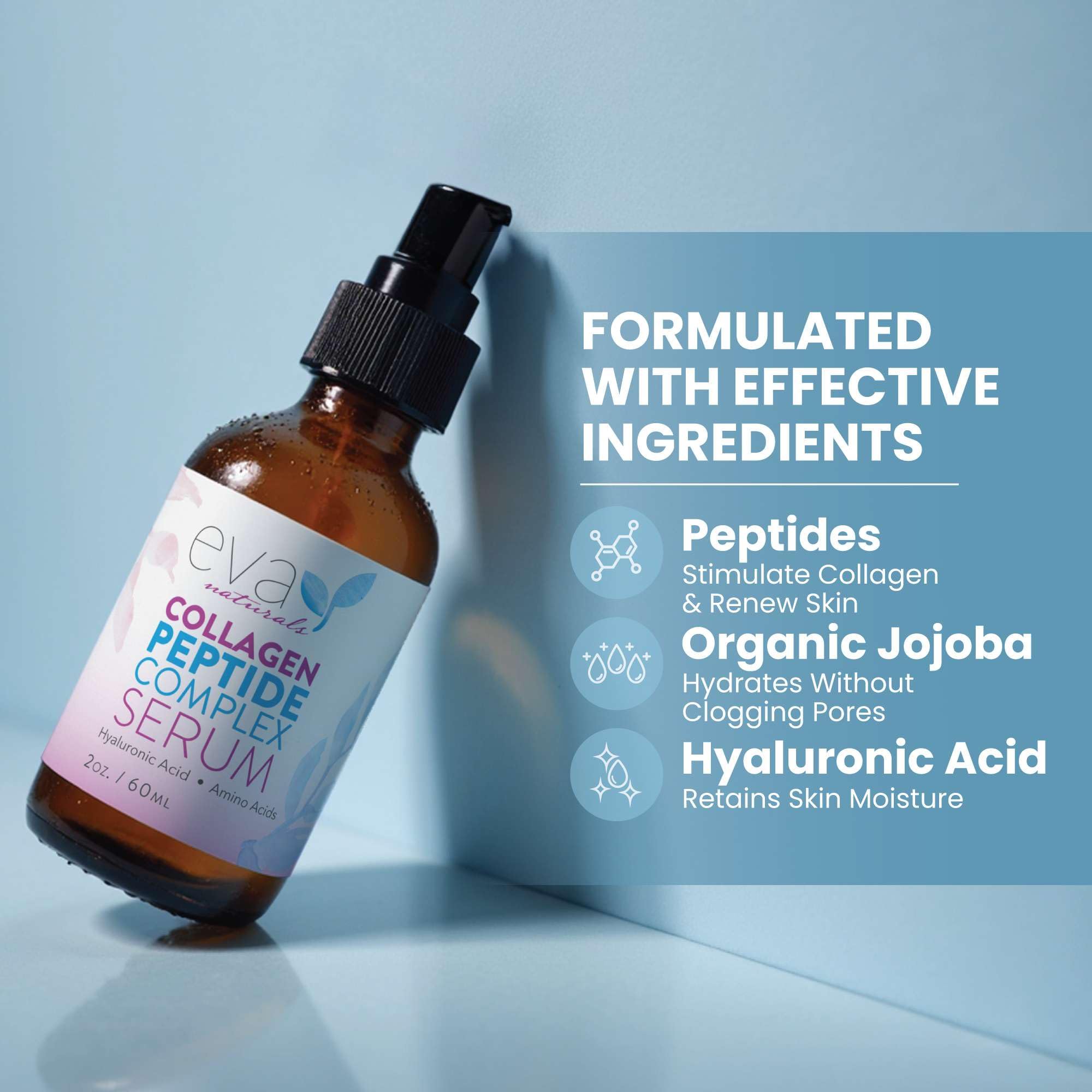 Fragrance-free label on Eva Naturals product suitable for sensitive skin
