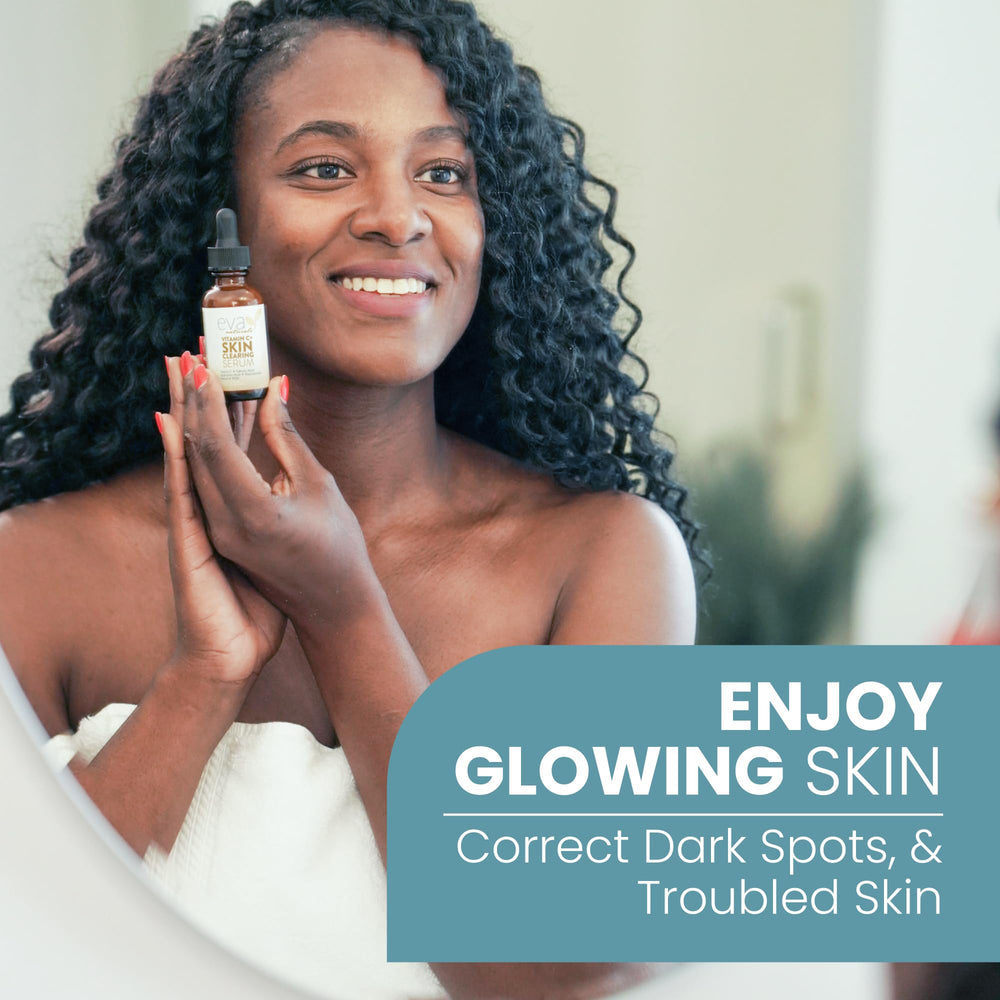 Serum leaves a satin finish under makeup and sunscreen.