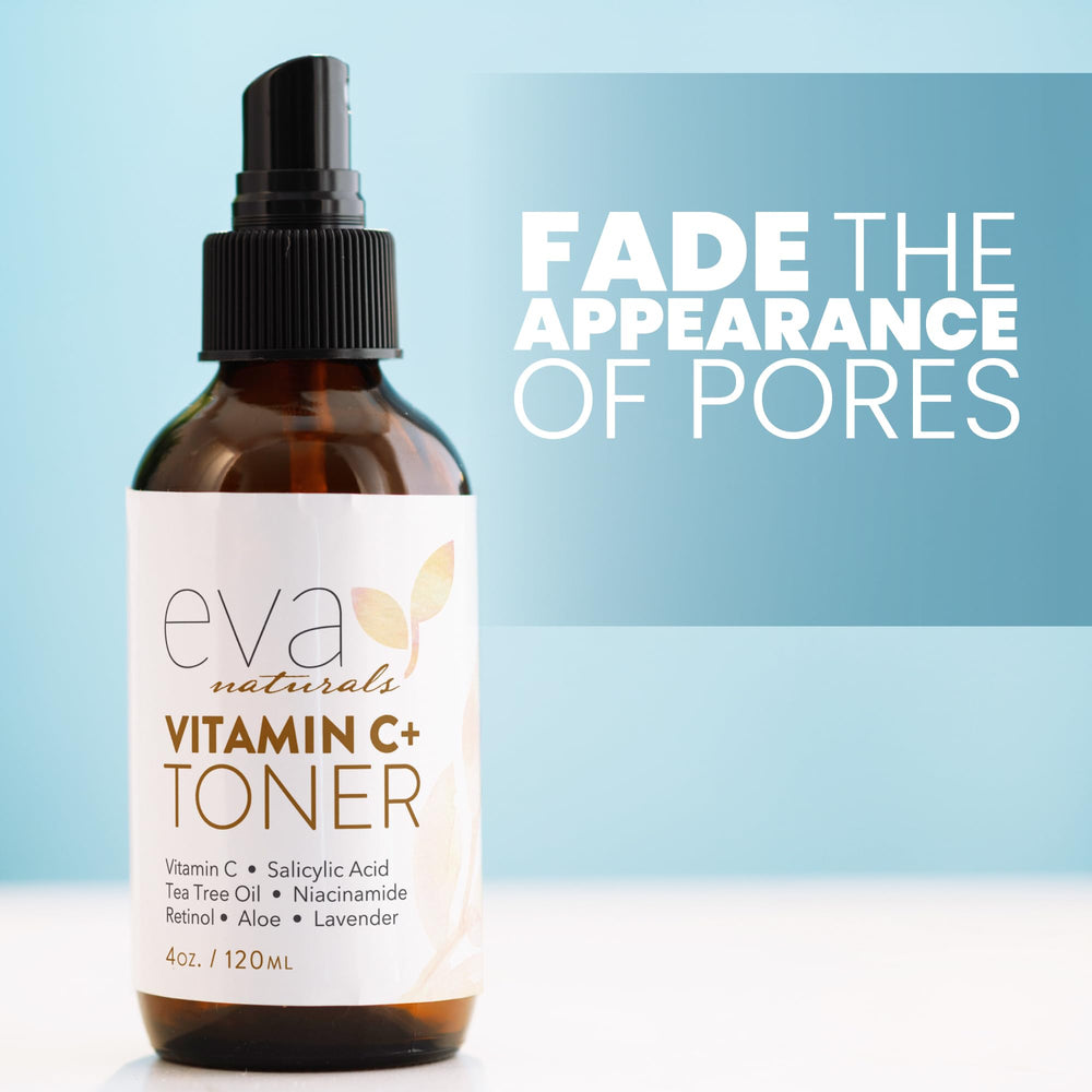 Eva Naturals Vitamin C Toner hyaluronic acid moisture for plump skin