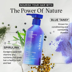 Eva NYC Brass to Sass Brunette Shampoo lather with rich blue-toned conditioning