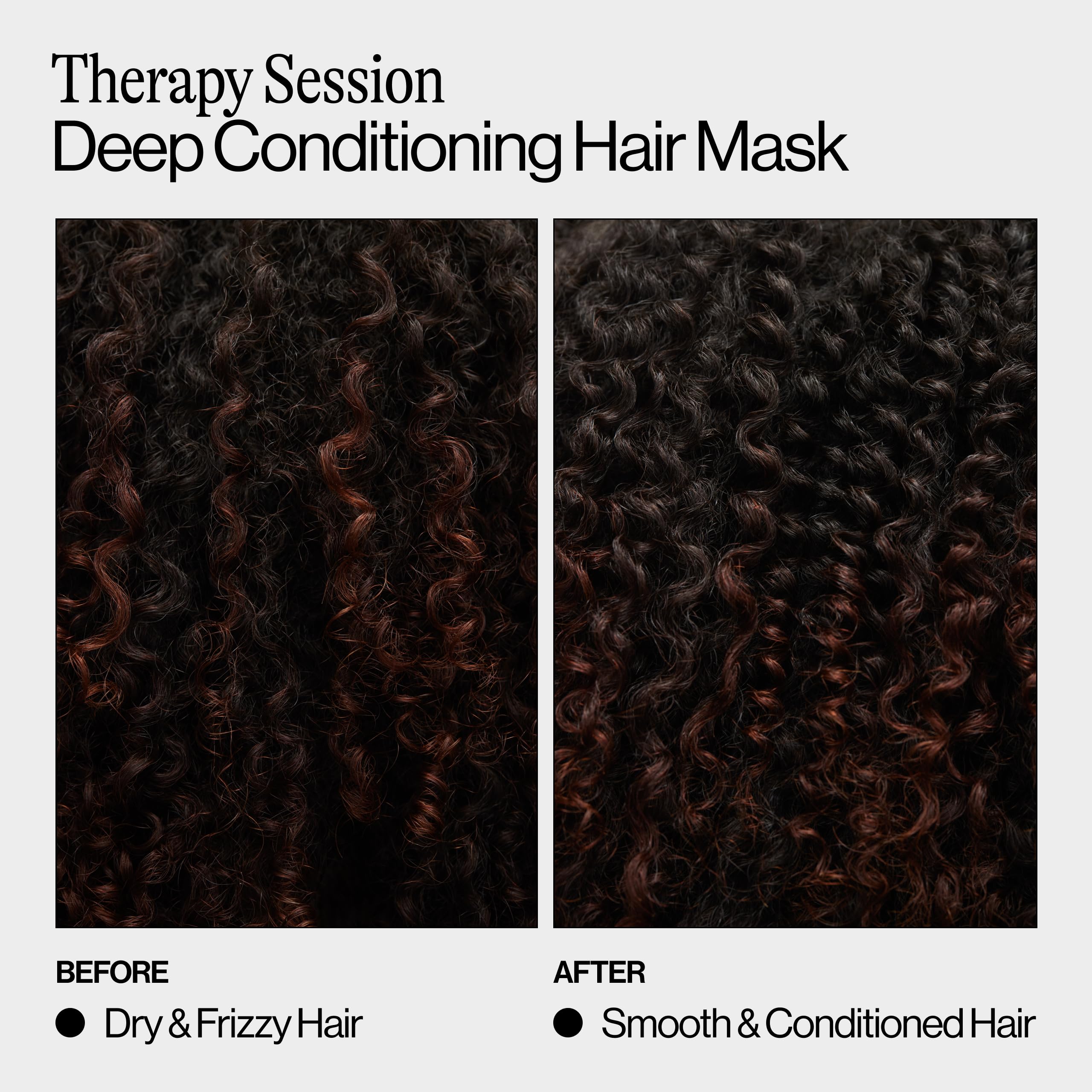 Eva NYC Therapy Session texture close-up highlighting creamy, sulfate-free conditioning.