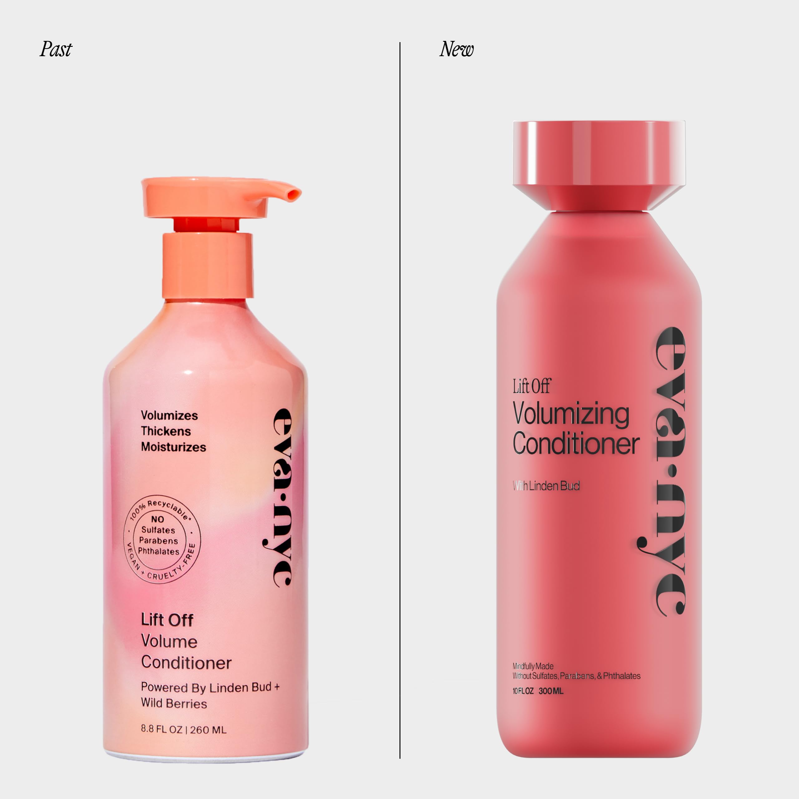 Hair texture after use showing lightweight volumized strands.