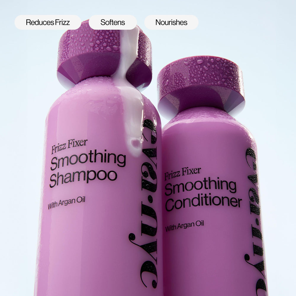 Eva NYC Anti-Frizz Conditioner with warm vanilla scent enhances routine