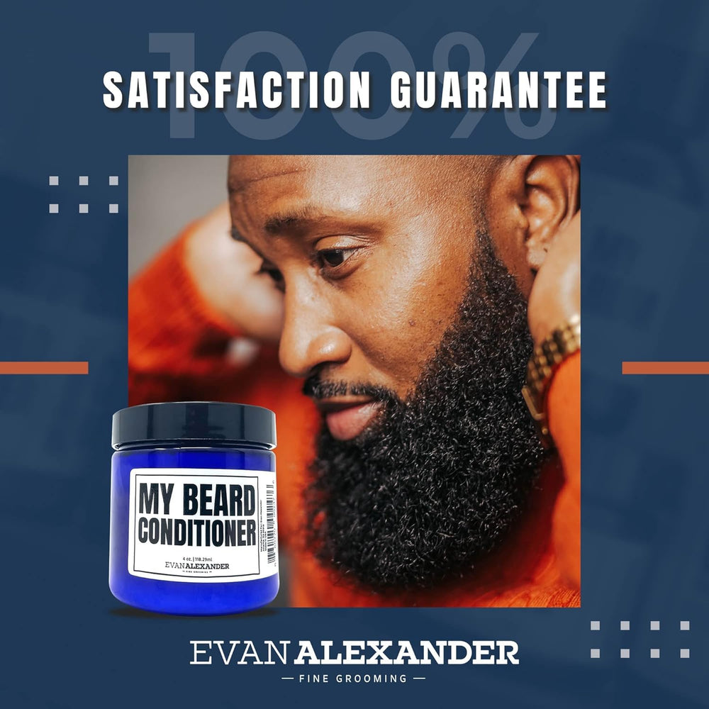 Gift-ready packaging of Evan Alexander Grooming beard conditioner