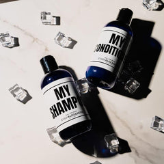 Evan Alexander MY Shampoo bottle highlighting cleansing for scalp vitality
