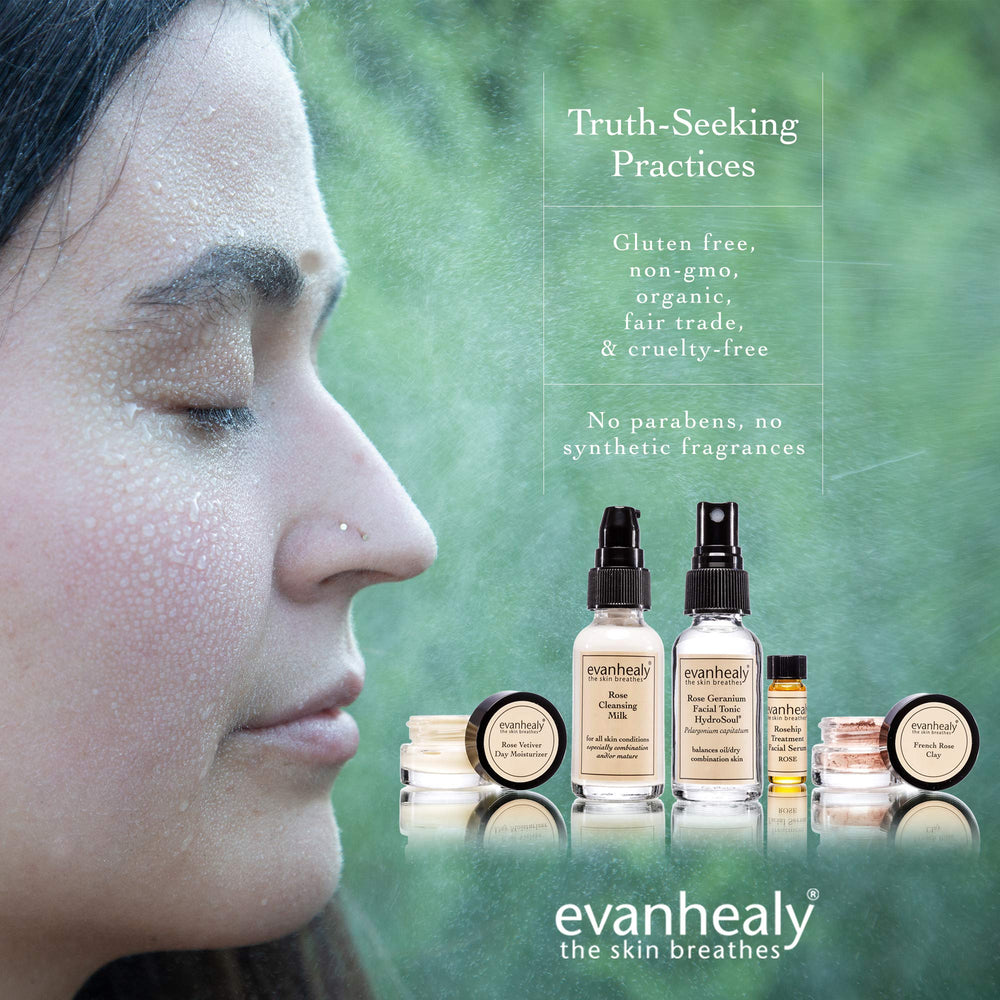 evanhealy Rose Skin Care Routine in action for a balanced daily ritual
