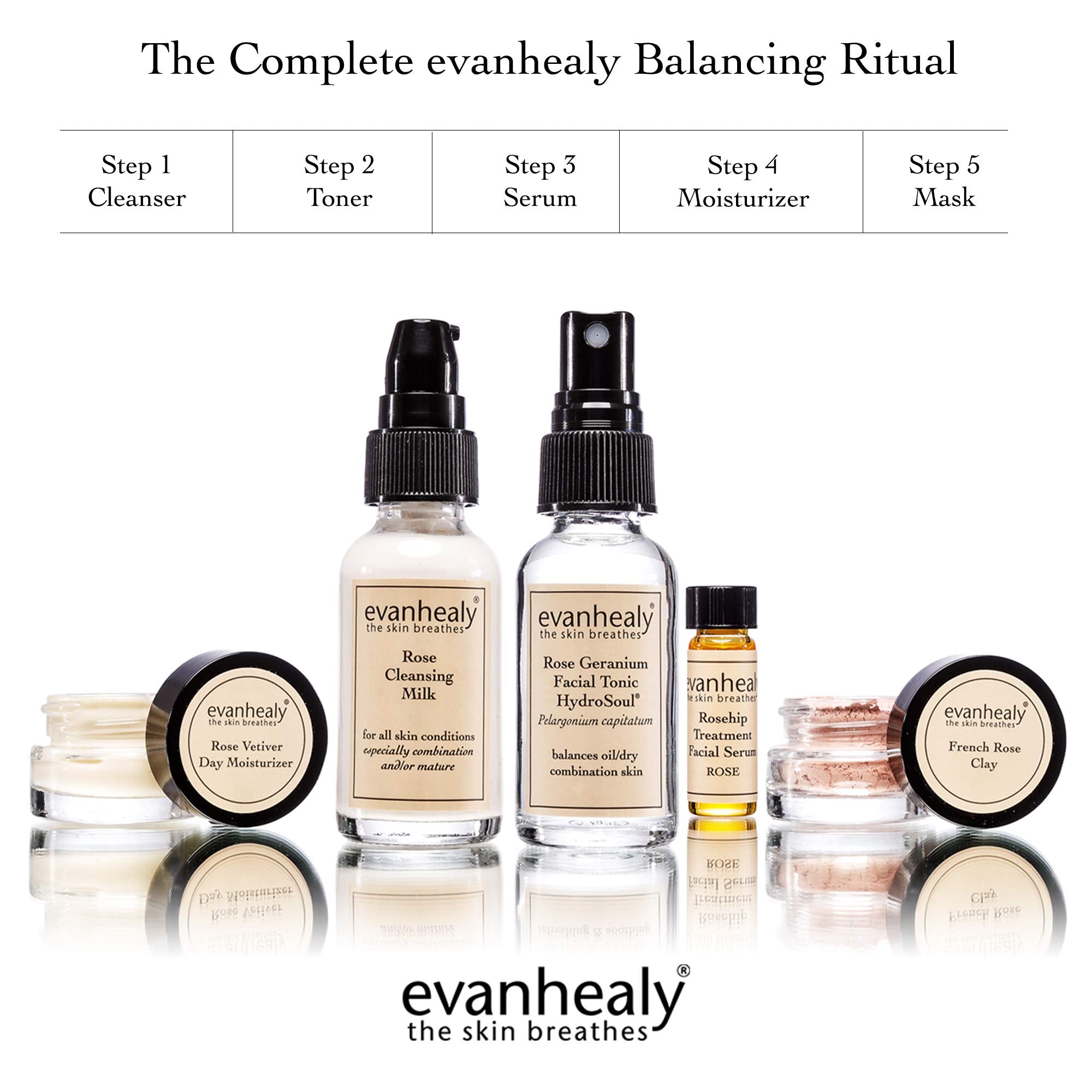 evanhealy Rosehip Serum Rose for lightweight hydration and glow