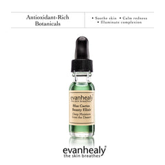 Evanhealy Blue Cactus Serum texture closeup reveals silky, fast-absorbing finish.