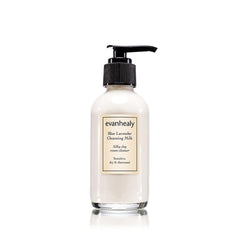 Evanhealy Blue Lavender Cleansing Milk bottle, gentle cleanse for sensitive skin.