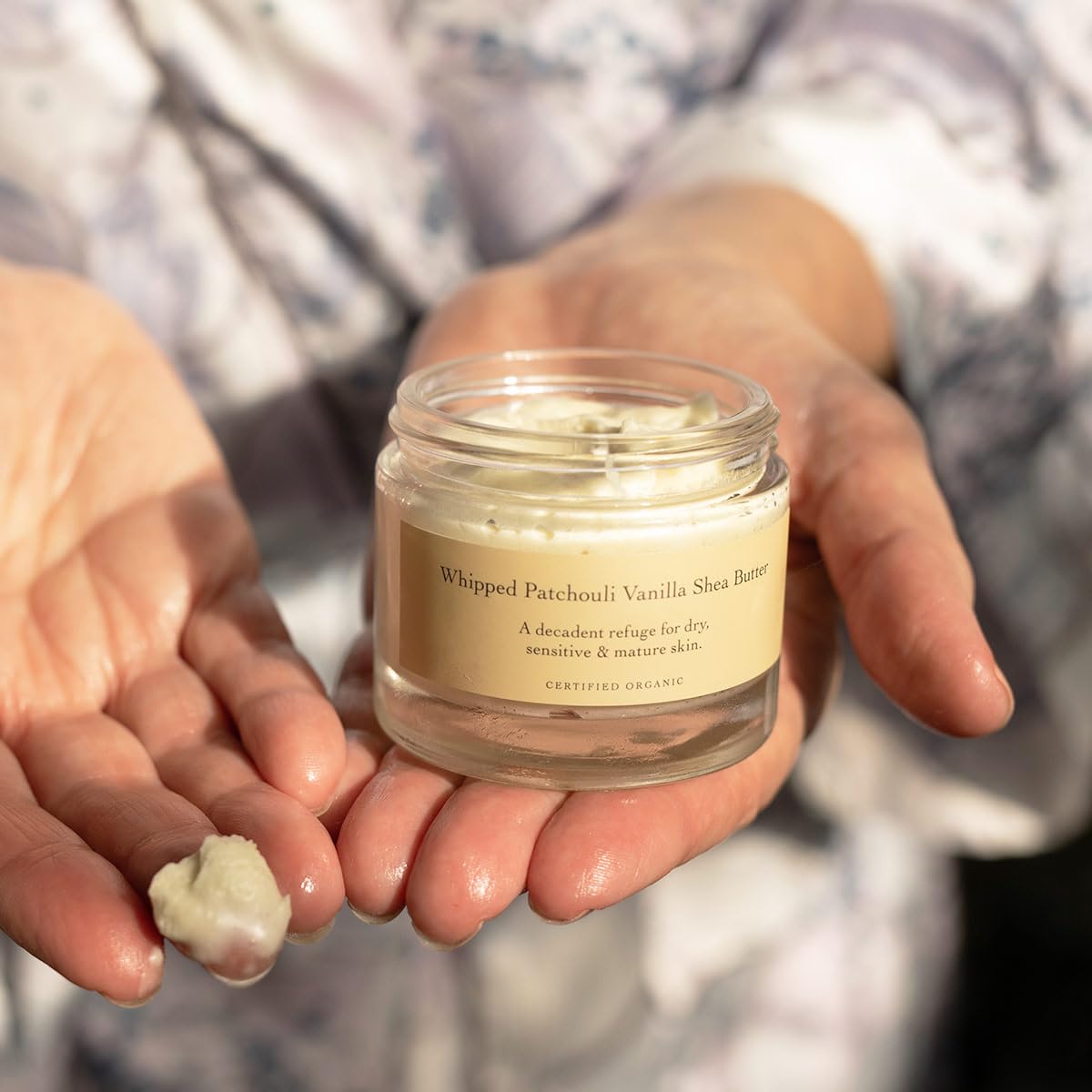 Evanhealy regenified shea butter packaging highlights clean, sustainable skincare.