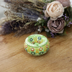 EVANILIFE ceramic jar with deep belly for keepsakes and small items