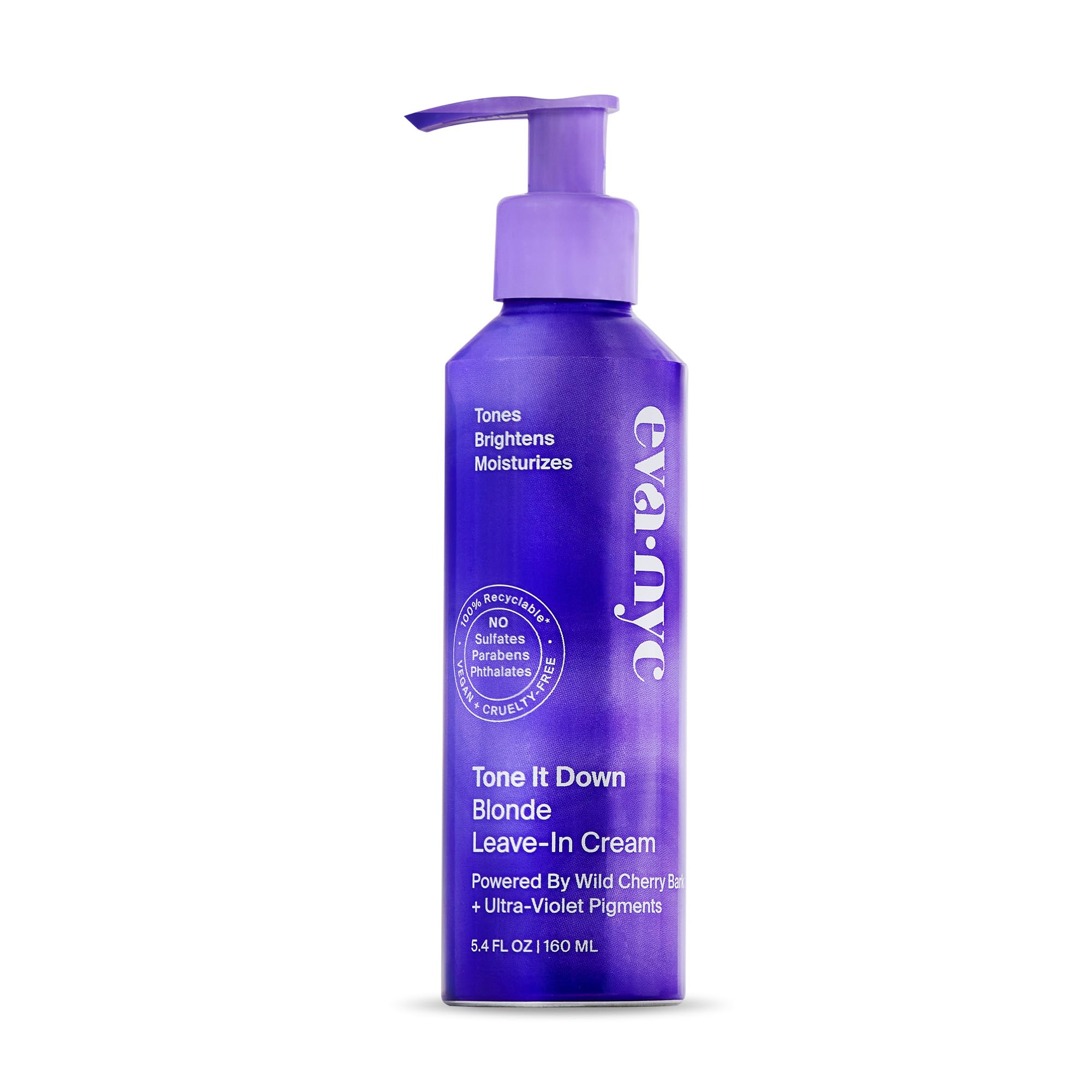 EVANYC Leave-In Hair Cream blonde tone bottle for brassy free color