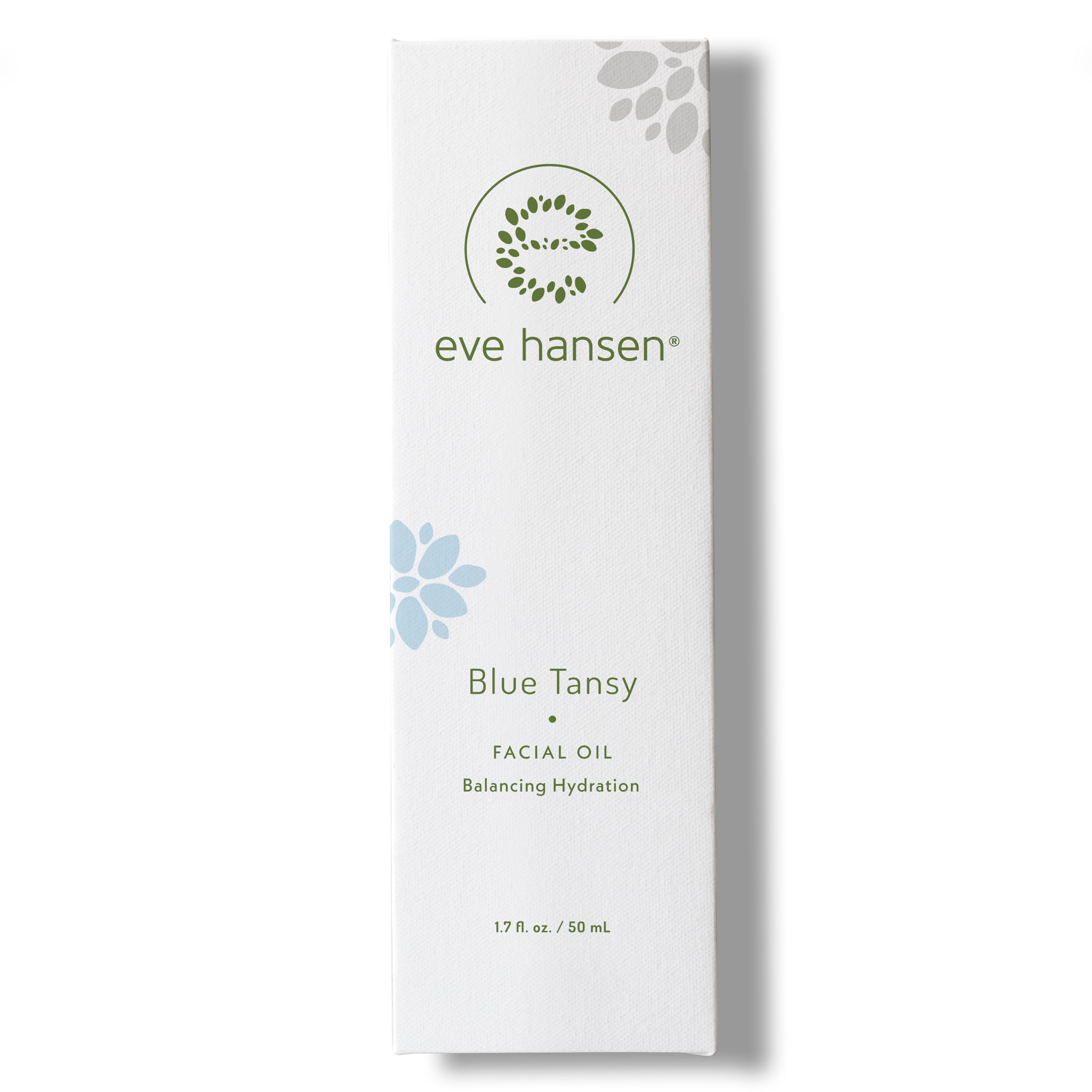 Eve Hansen Blue Tansy Squalane and Vitamin E ingredients spotlight for radiant skin.