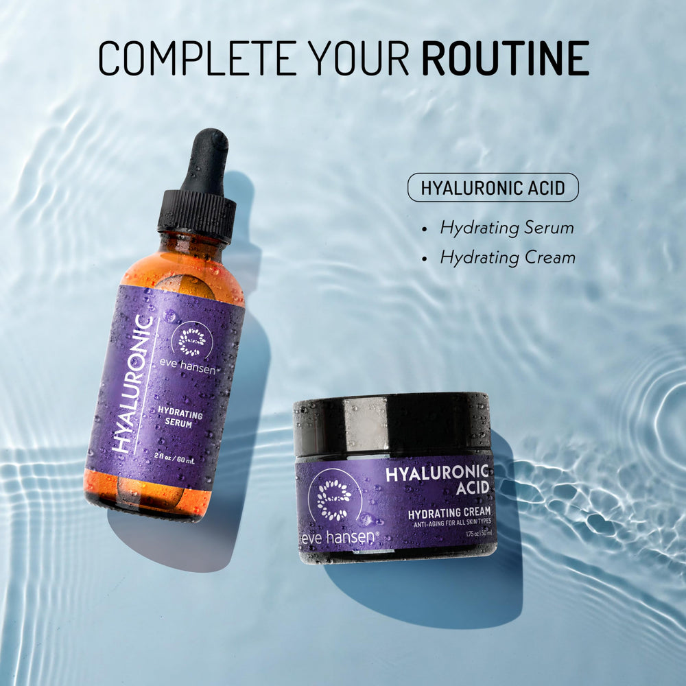 Jojoba oil in Eve Hansen serum balances moisture on the skin.