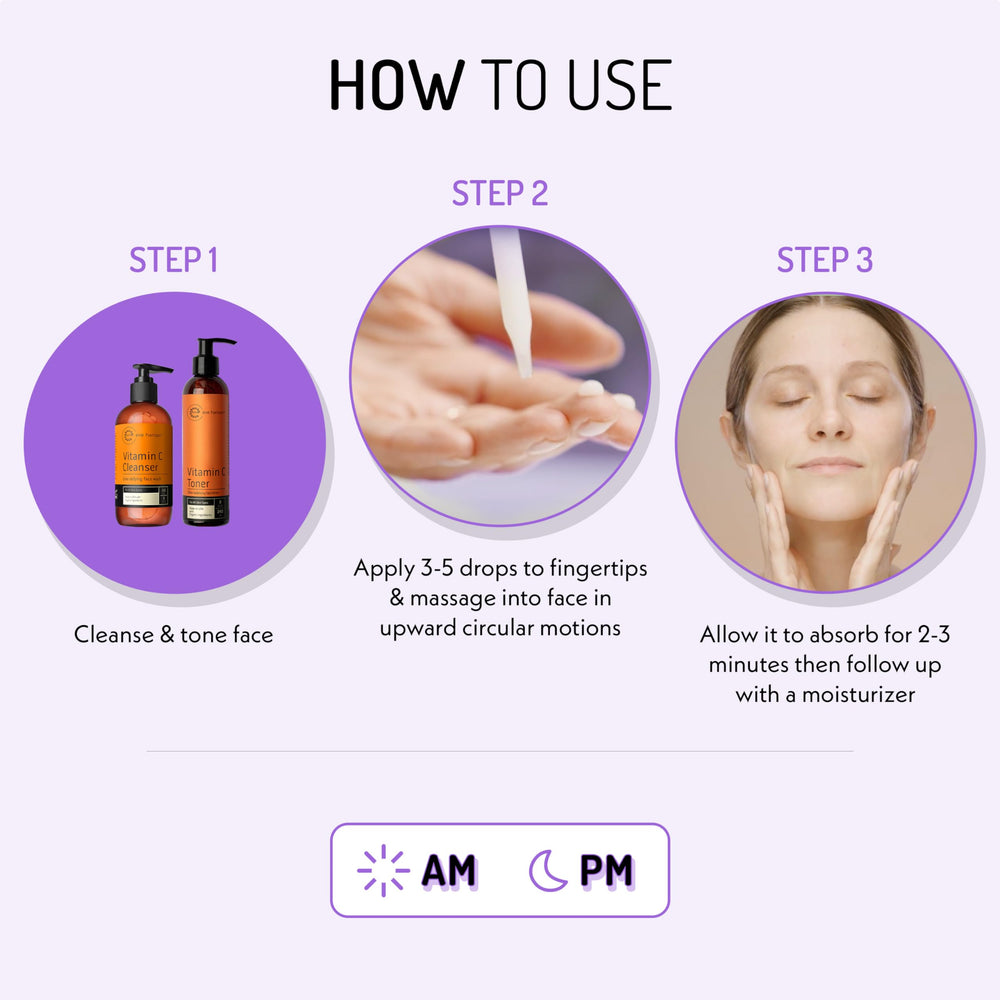 Vitamin E in Eve Hansen serum nourishes and protects skin.