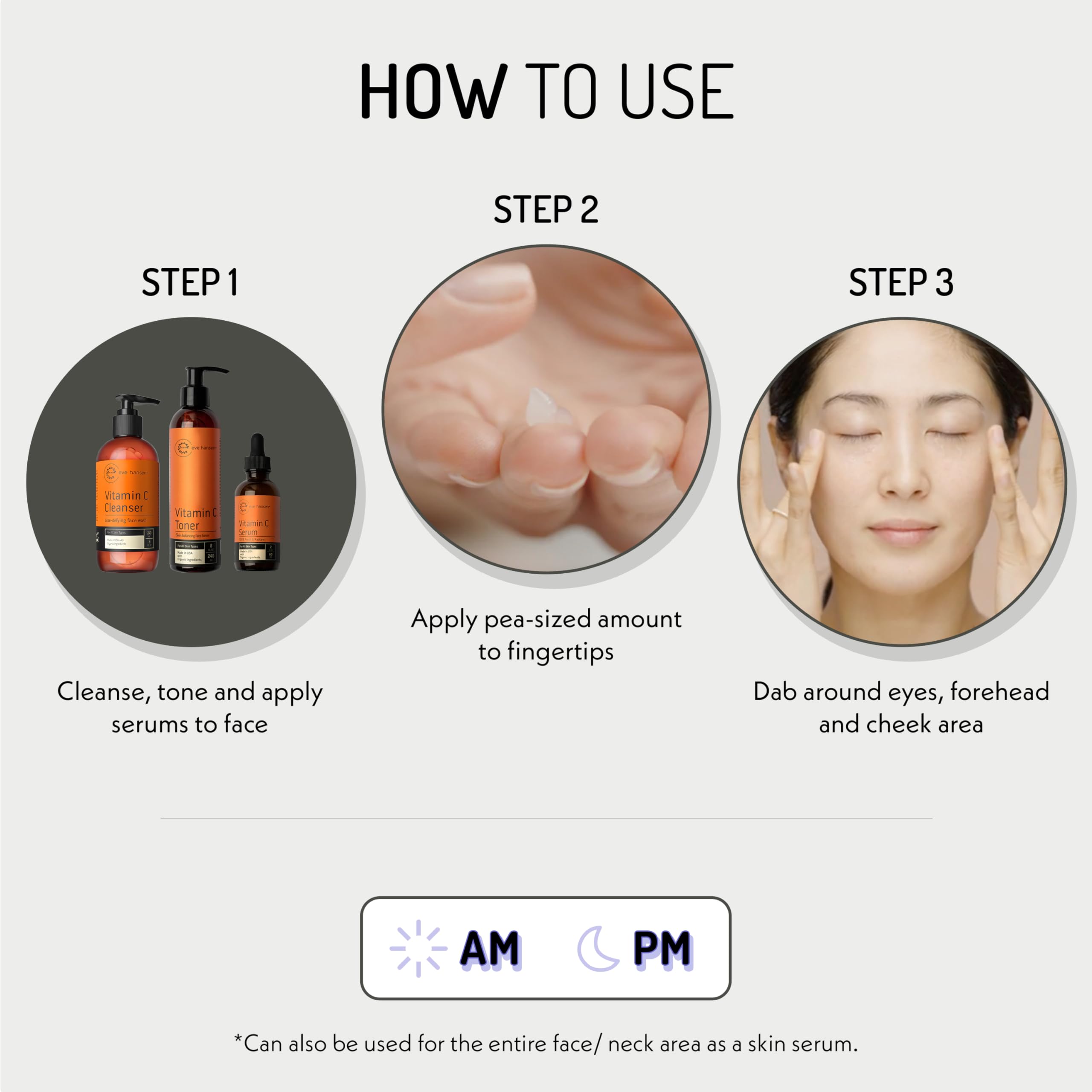 Eve Hansen hyaluronic acid skin texture shows potential for smooth, plump under-eye skin.