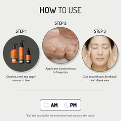 Eve Hansen hyaluronic acid skin texture shows potential for smooth, plump under-eye skin.