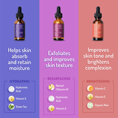 Eve Hansen serum set trio packaging showing three serums