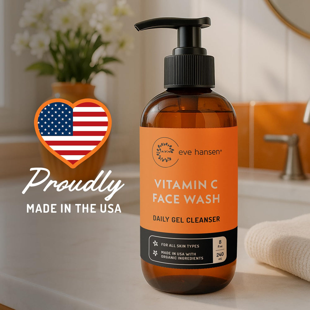 Eve Hansen Vitamin C Cleanser texture promotes gentle exfoliation for smooth skin