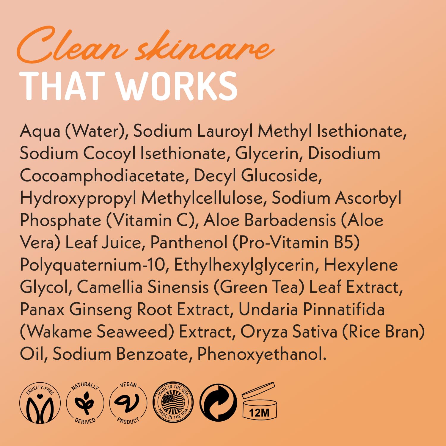 Eve Hansen Vitamin C Cleanser primes skin for serums and moisturizers