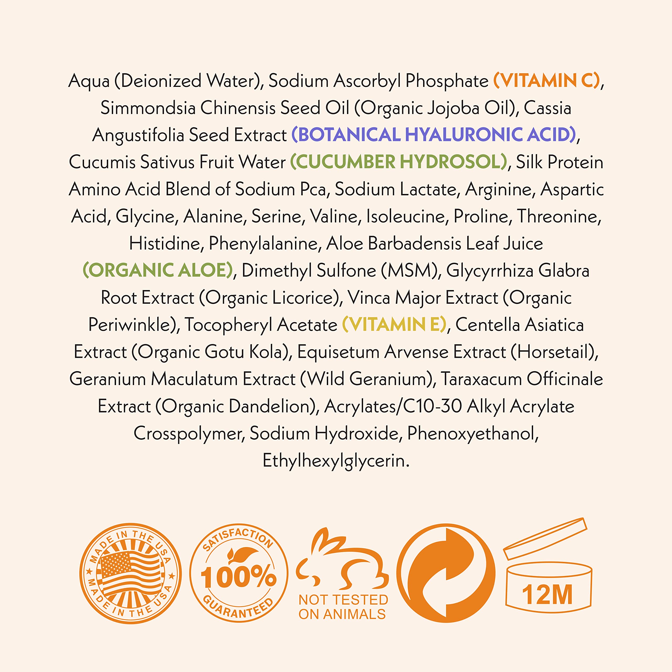 Eve Hansen Vitamin C Eye Gel daily-use care for puffiness and dark circles.
