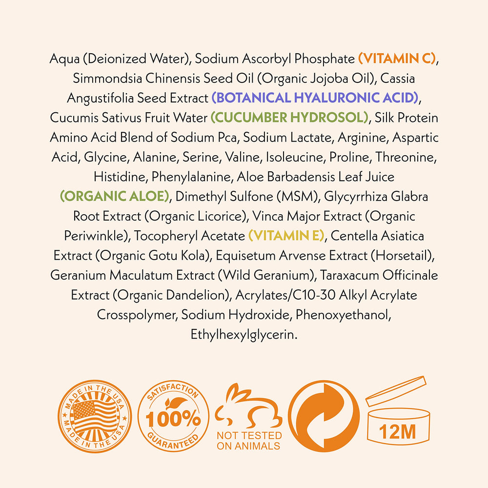 Eve Hansen Vitamin C Eye Gel daily-use care for puffiness and dark circles.