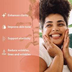 Eve Hansen Vitamin C Serum texture close-up shows lightweight gel texture.