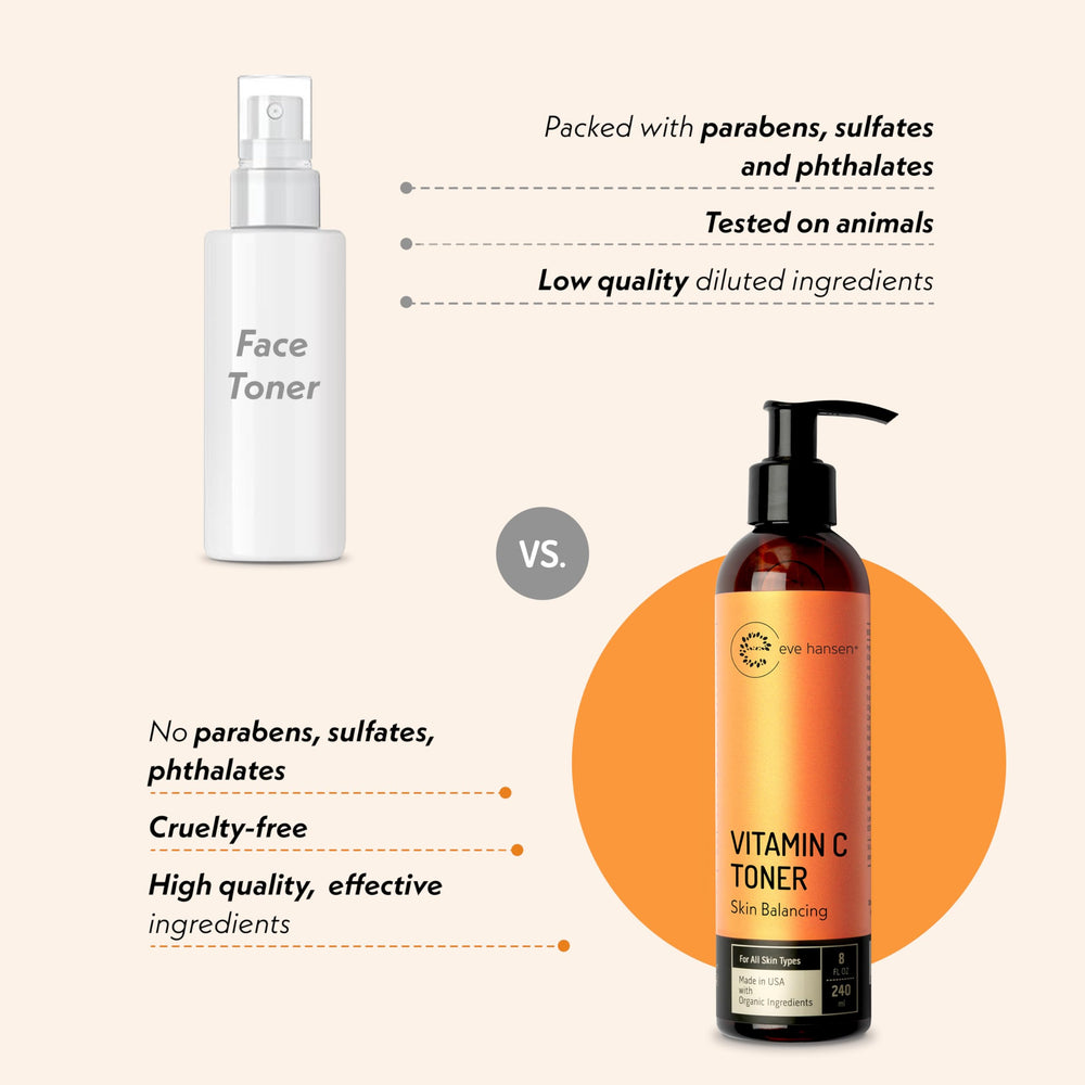 After-use skin looks refreshed with an even glow.