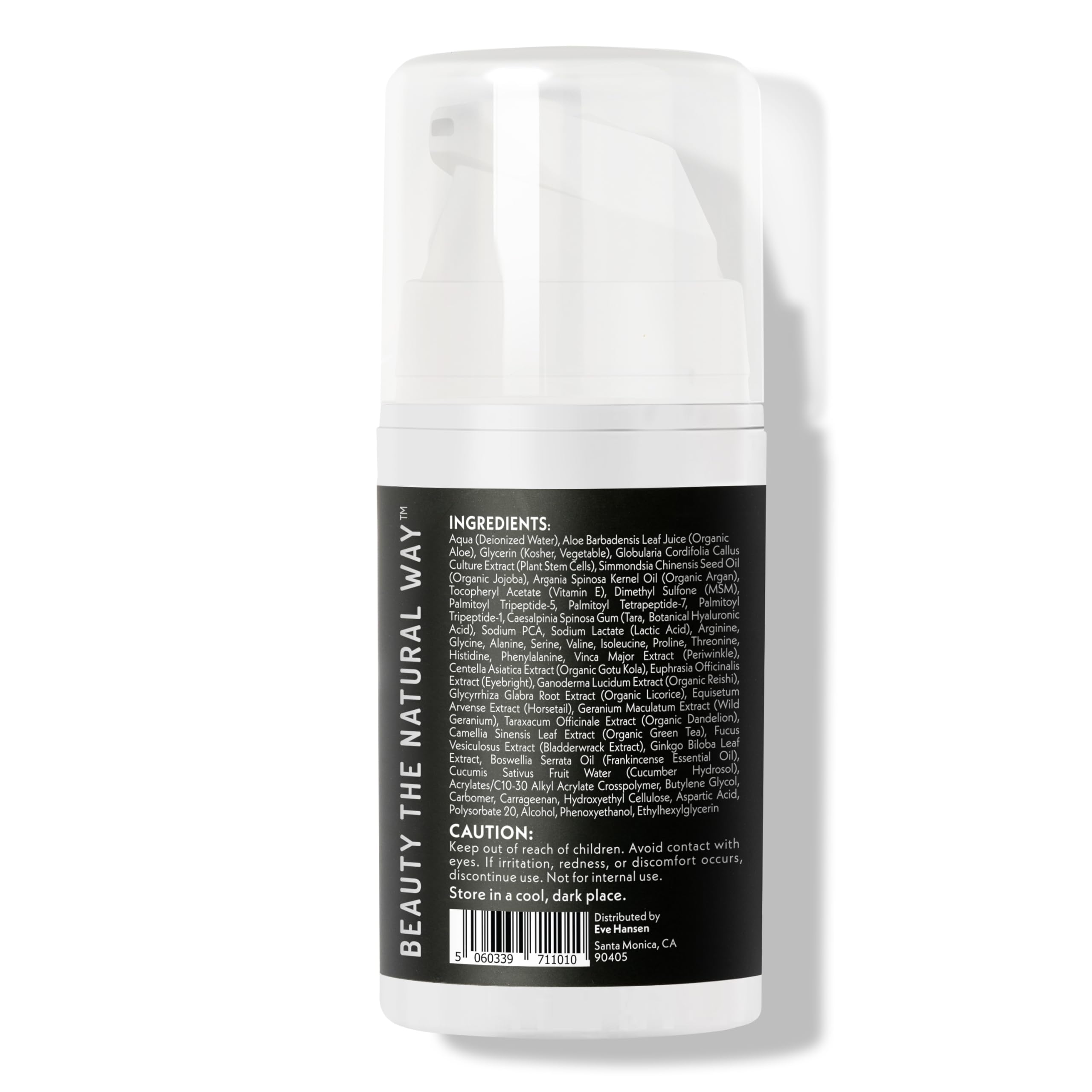 Eve Hansen vitamin E glow emphasizes nourishing protection around the eye contour.