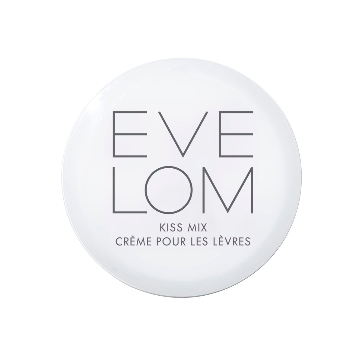 EVE LOM Kiss Mix lip balm packaging with 7 ml, delivering hydration and shine.