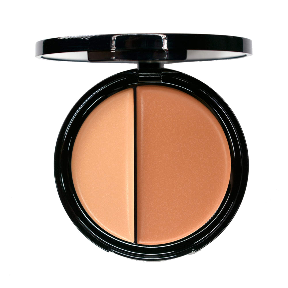 EVE PEARL HD Dual Foundation bottle on table shows full coverage potential.