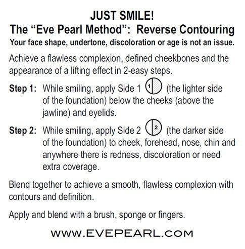 EVE PEARL HD Dual Foundation packaging box emphasizes fragrance-free formula.