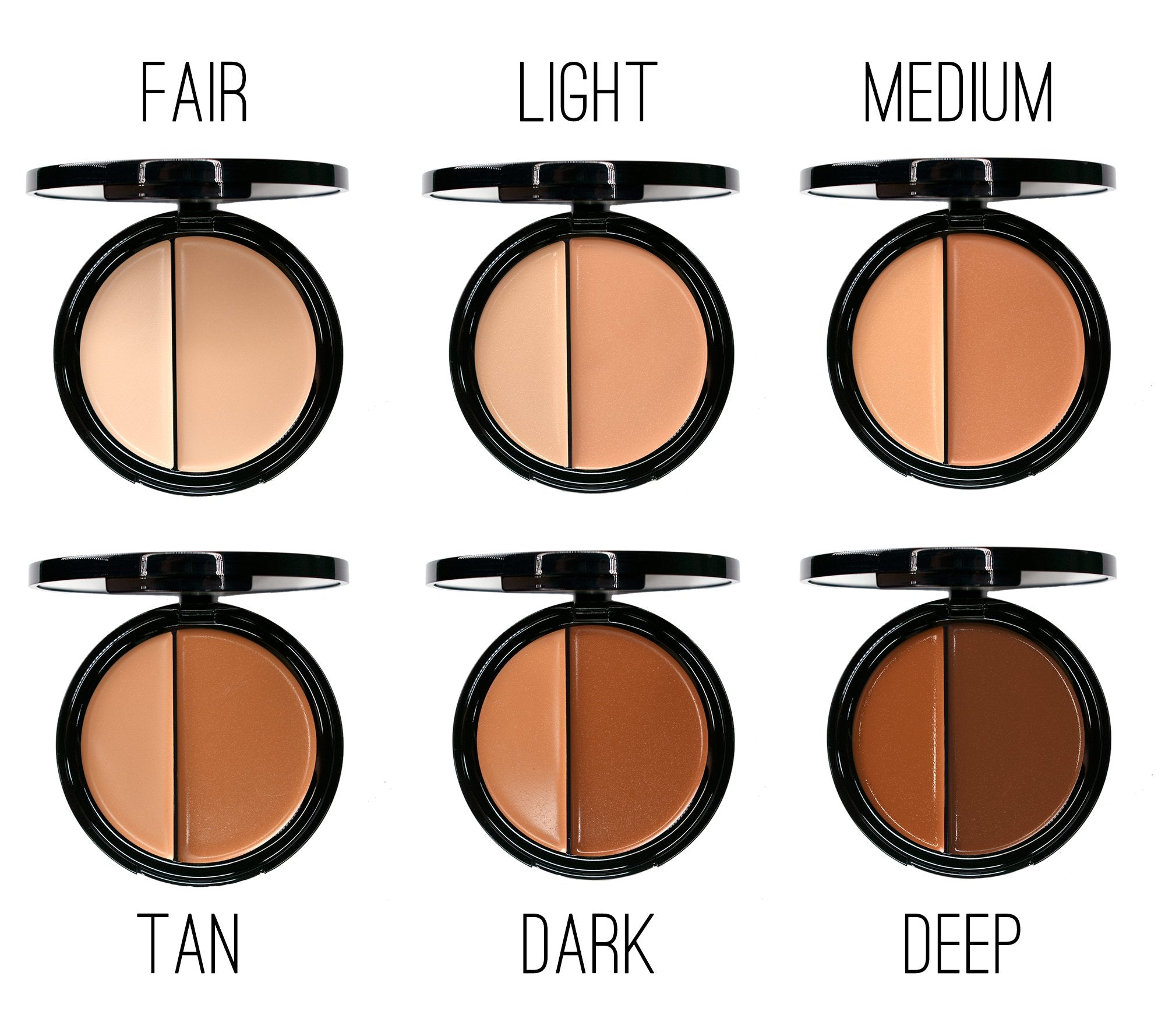 EVE PEARL HD Dual Foundation shade range demonstrates diverse tones for matching.