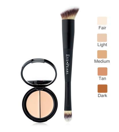 EVE PEARL Matte-finish concealer dries quickly without powder.