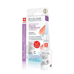 Eveline 3 in 1 nail whitener bottle brightens and smooths nails.