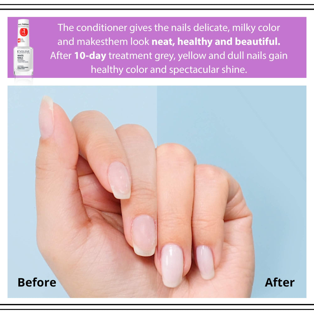 Eveline creates a delicate milky finish for neat nails.