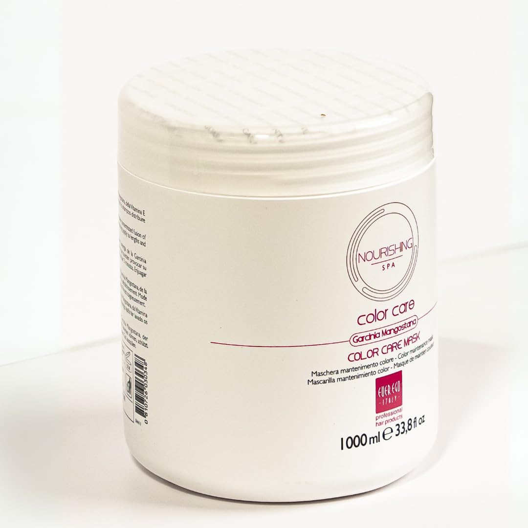 Ever Ego Italy Color Care Mask post-use view shows softer, shinier hair.