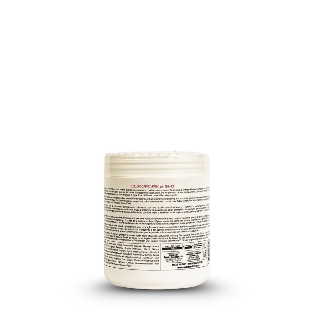 Ever Ego Italy Color Care Mask hair application scene for smooth, nourished strands.